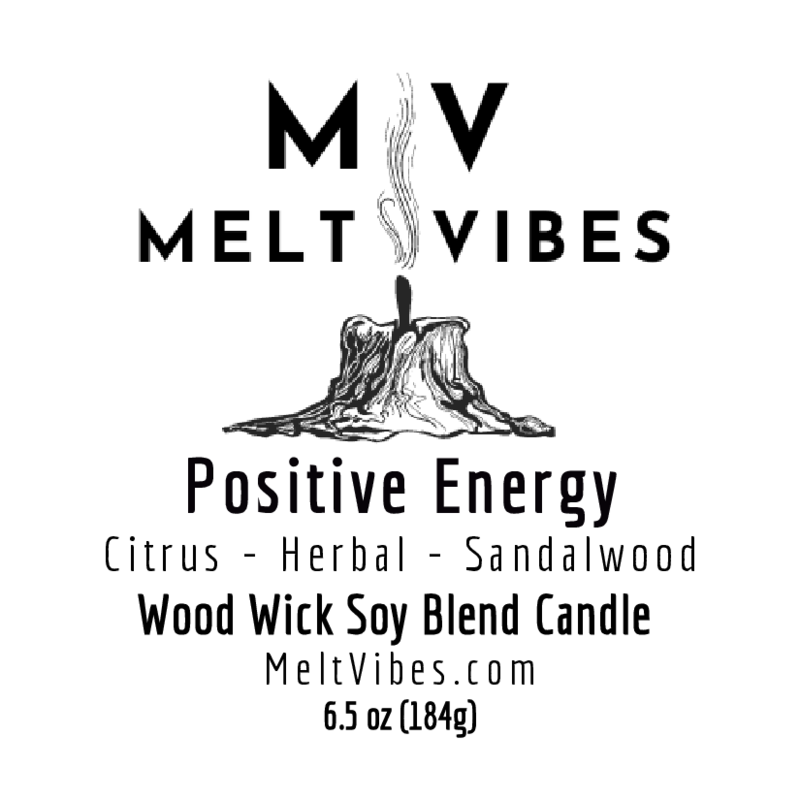 Positive Energy Wood Wick Candle