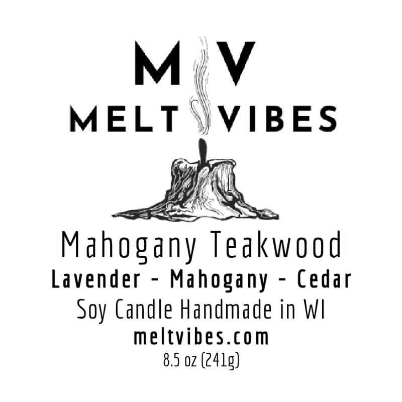 Mahogany Teakwood Soy Candle