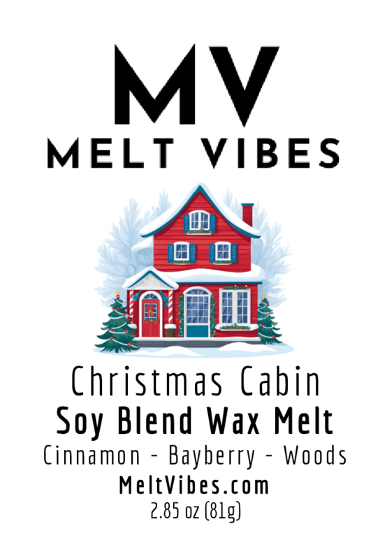 Christmas Cabin Wax Melt Clamshell