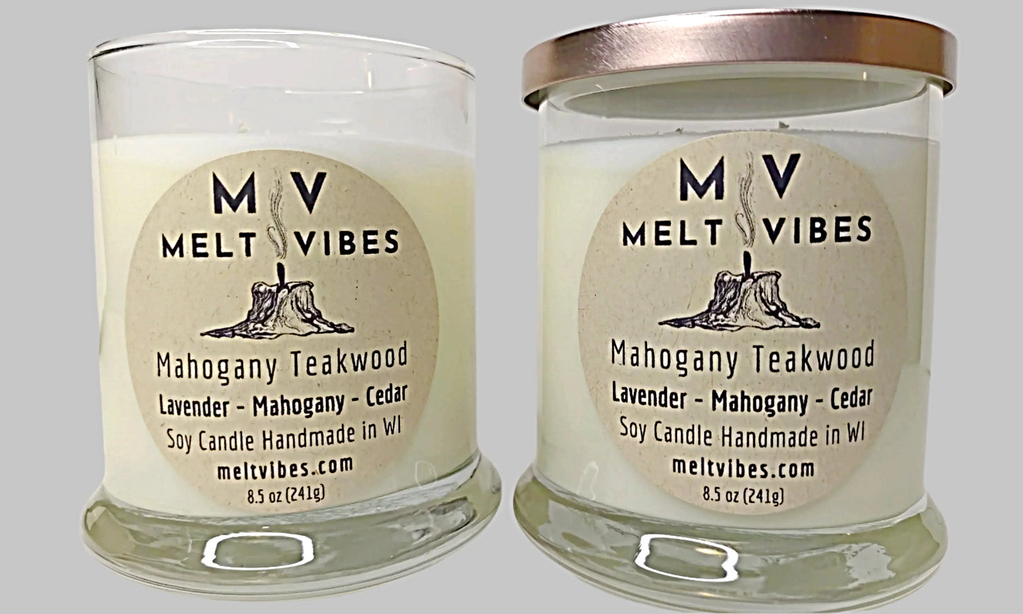 Mahogany Teakwood Soy Candle