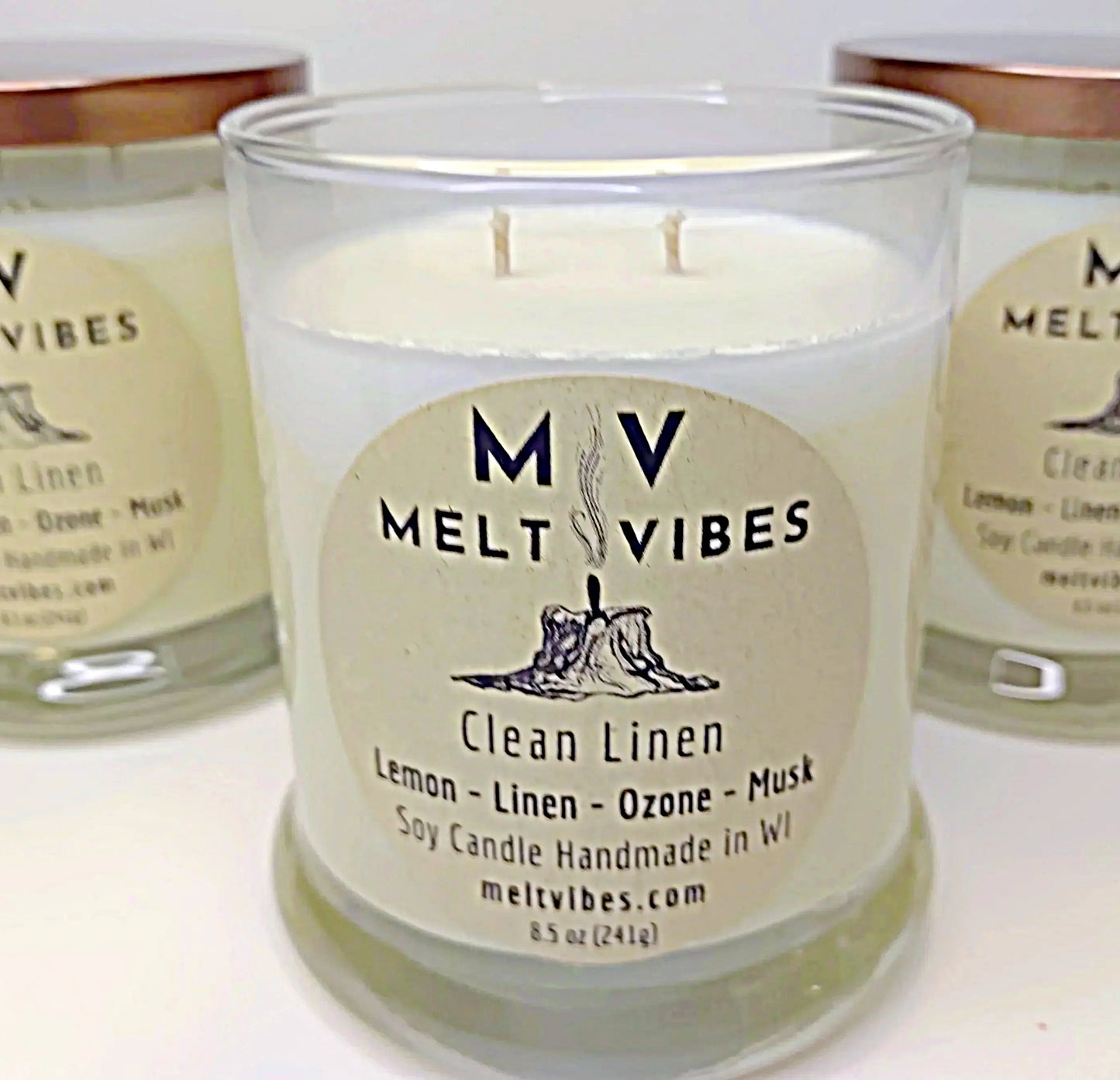 Clean Linen Soy Candle