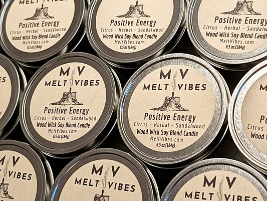 Positive Energy Wood Wick Candle
