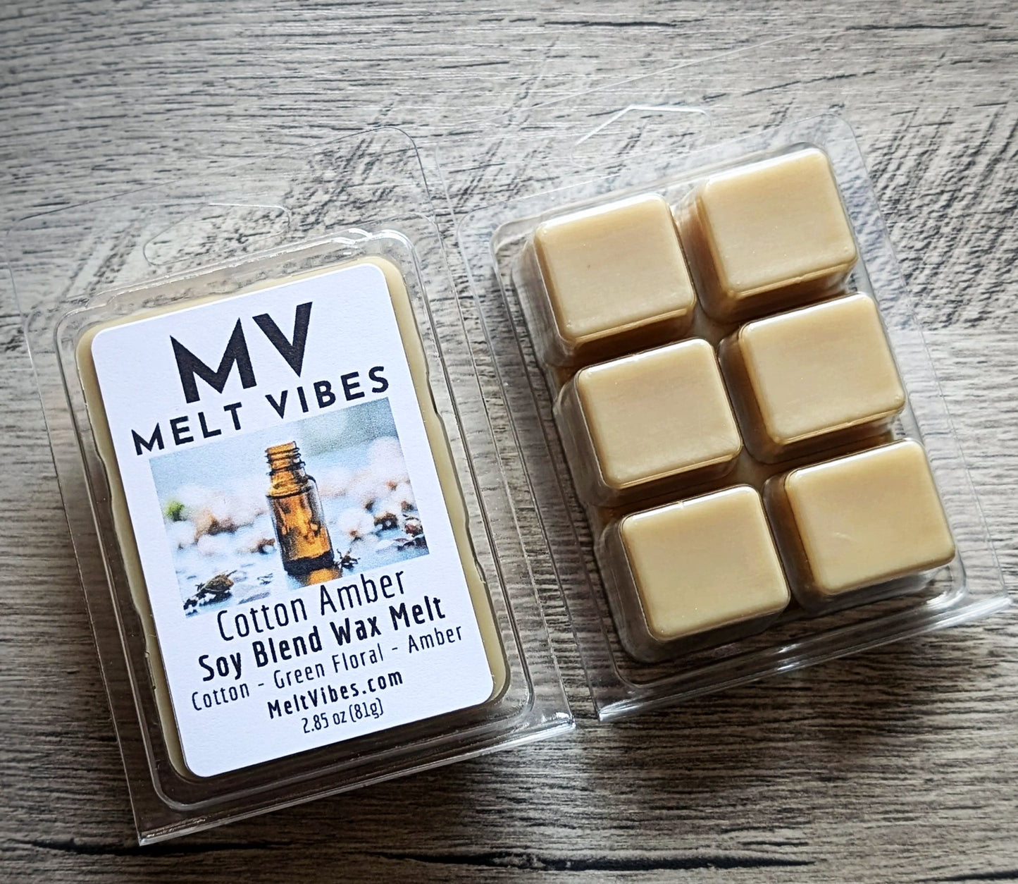Cotton Amber Wax Melt