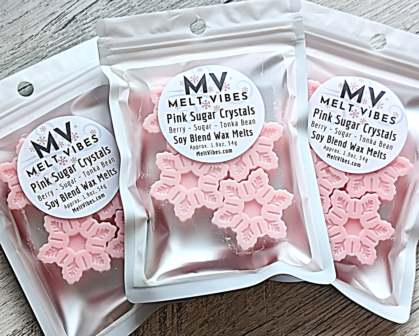 Pink Sugar Crystals Wax Melt