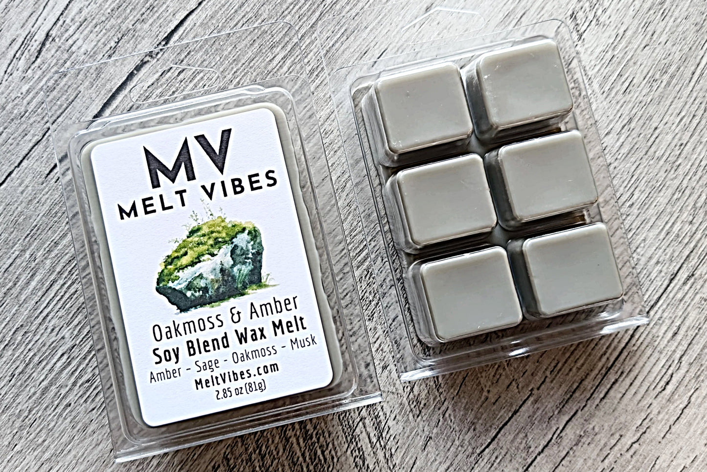 Oakmoss and Amber Wax Melt