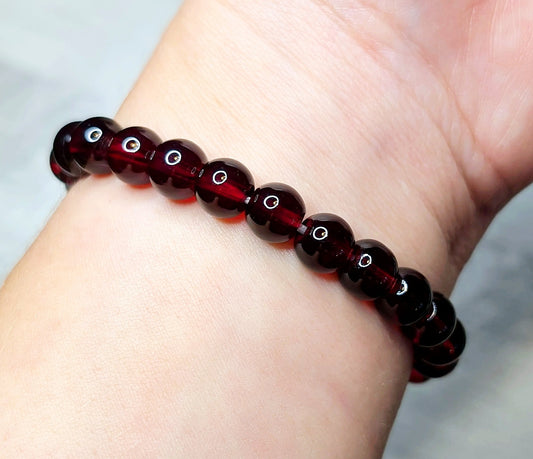 Blood Amber Bracelet
