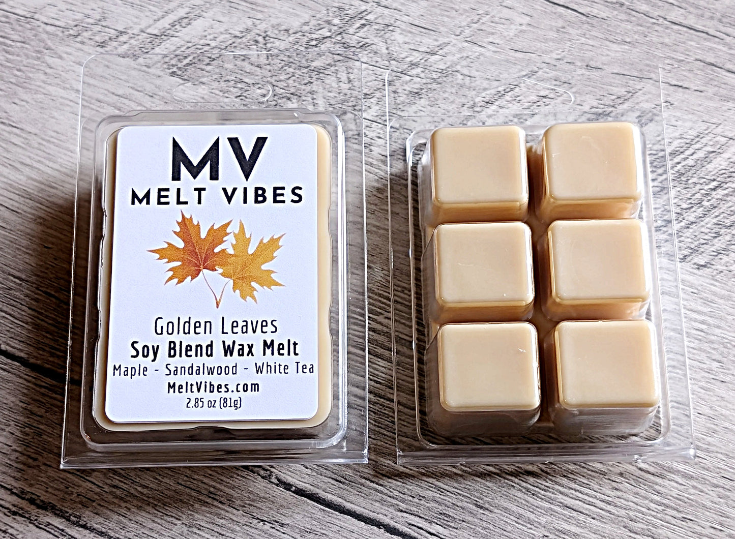 Golden Leaves Wax Melt