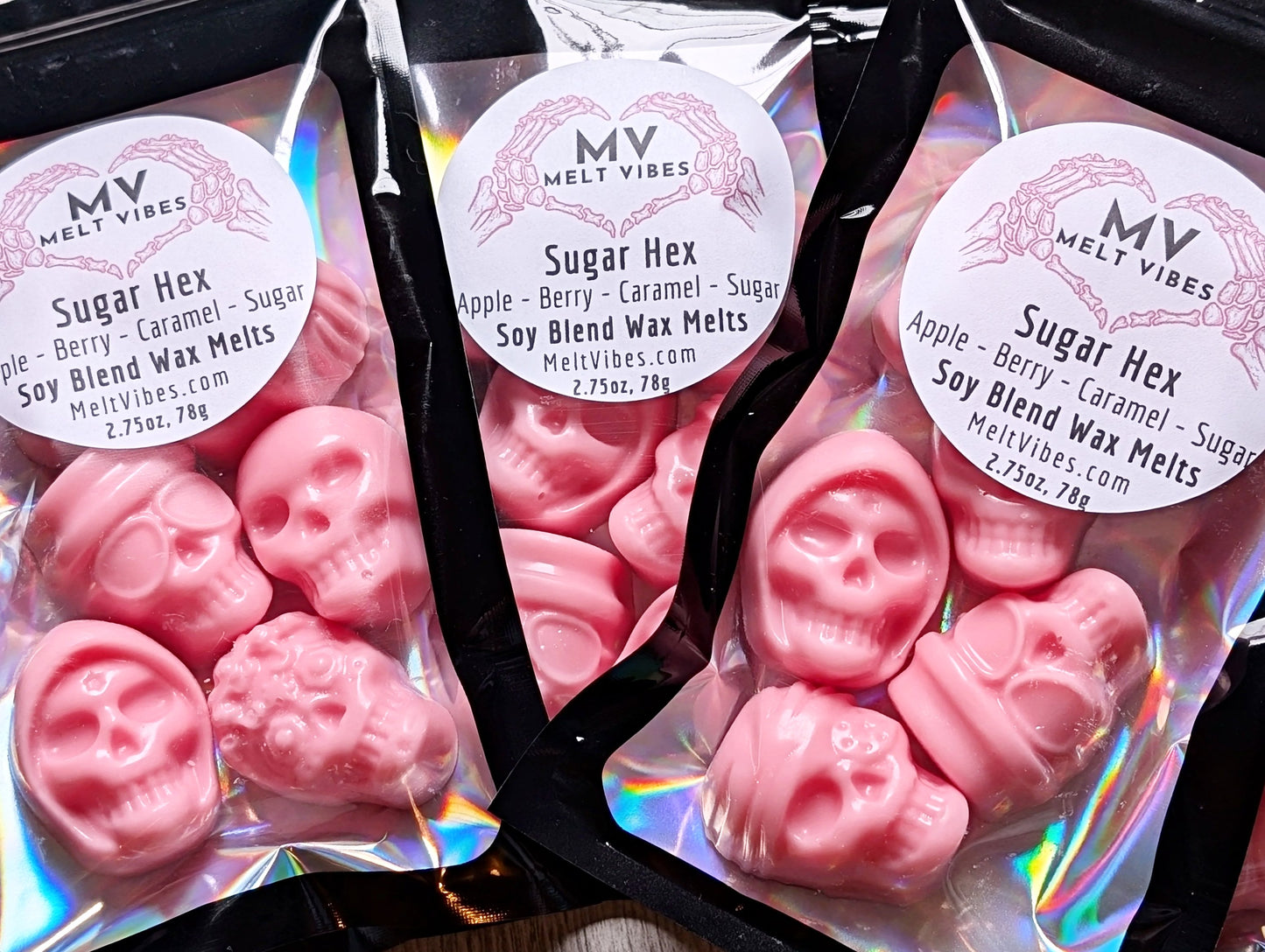 Sugar Hex Skeleton Wax Melt