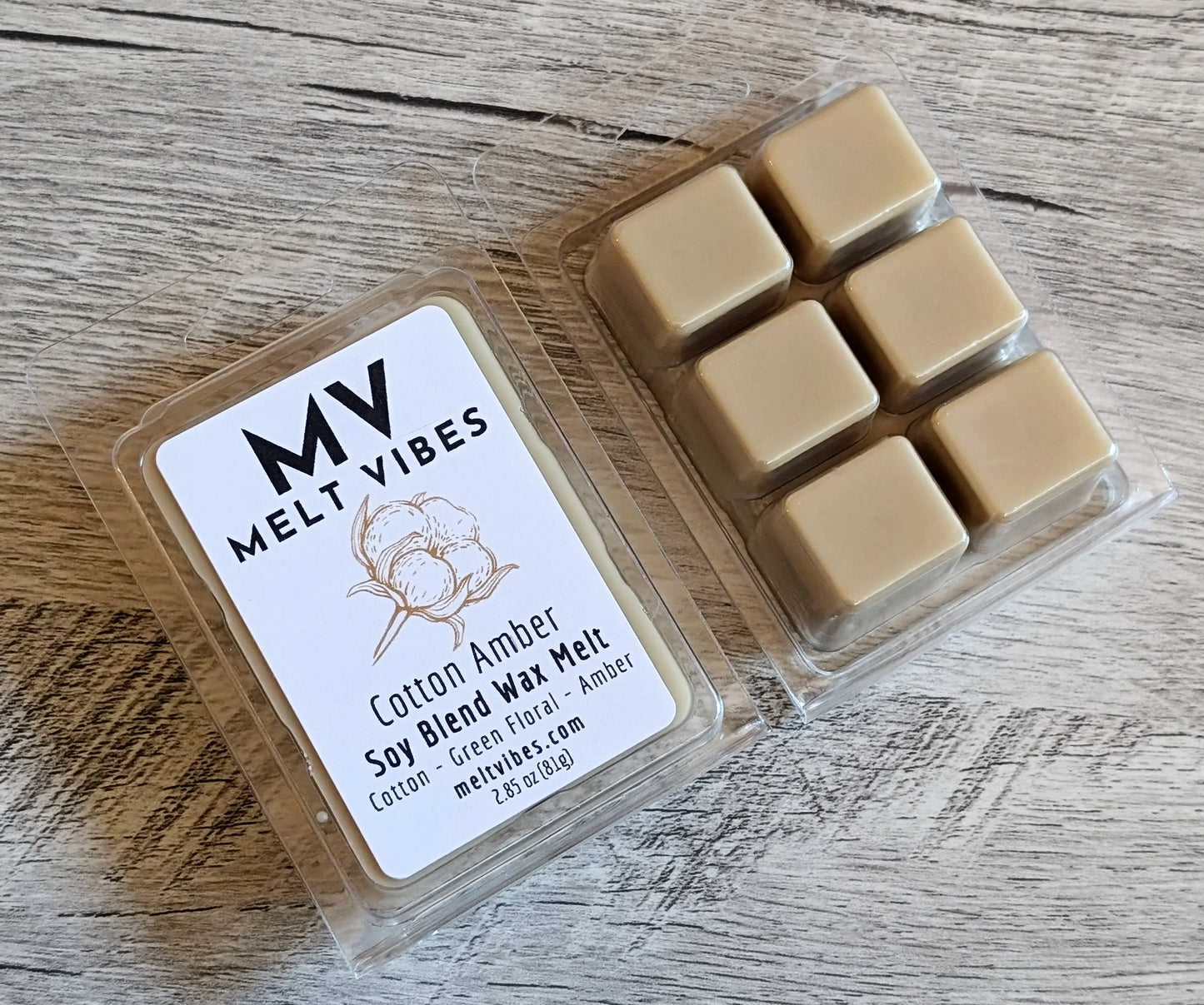Cotton Amber Wax Melt