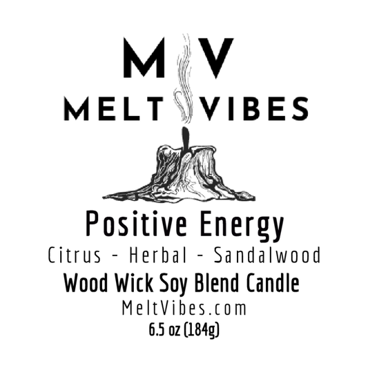 Positive Energy Wood Wick Candle