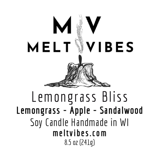 Lemongrass Bliss Soy Candle