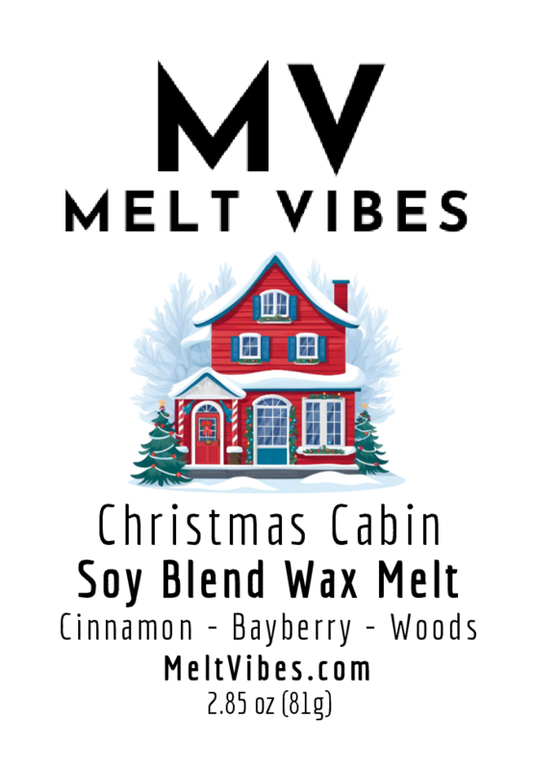 Christmas Cabin Wax Melt Clamshell