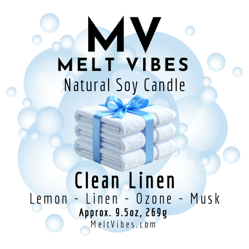 Clean Linen Soy Candle