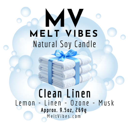 Clean Linen Soy Candle