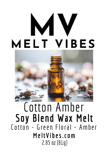 Cotton Amber Wax Melt