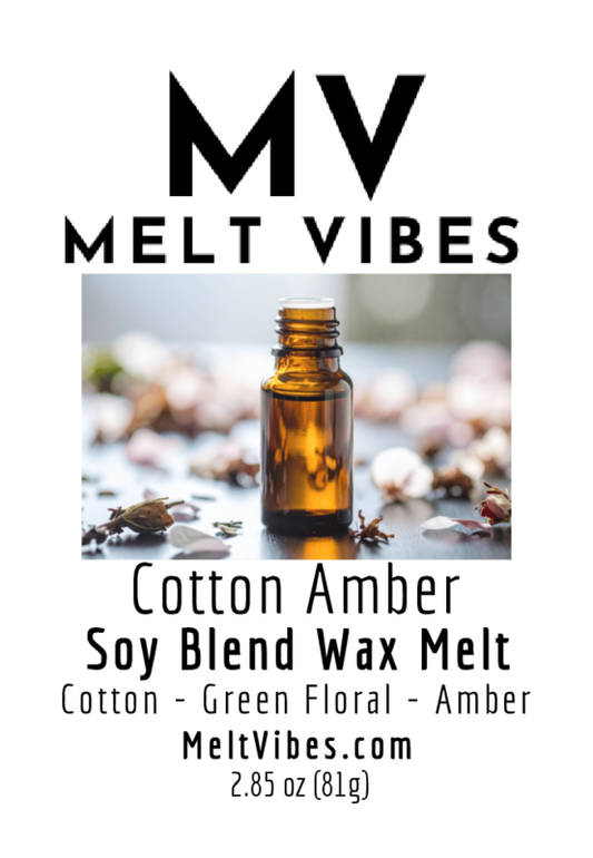 Cotton Amber Wax Melt