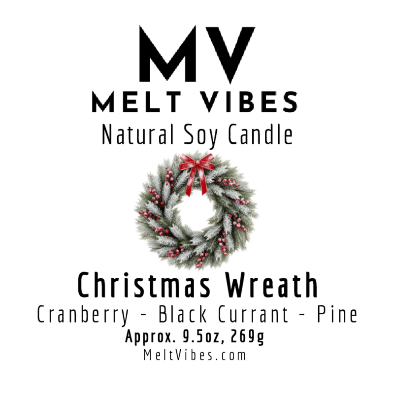 Christmas Wreath Soy Candle