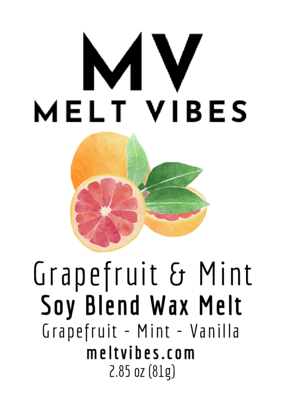Grapefruit & Mint Wax Melt