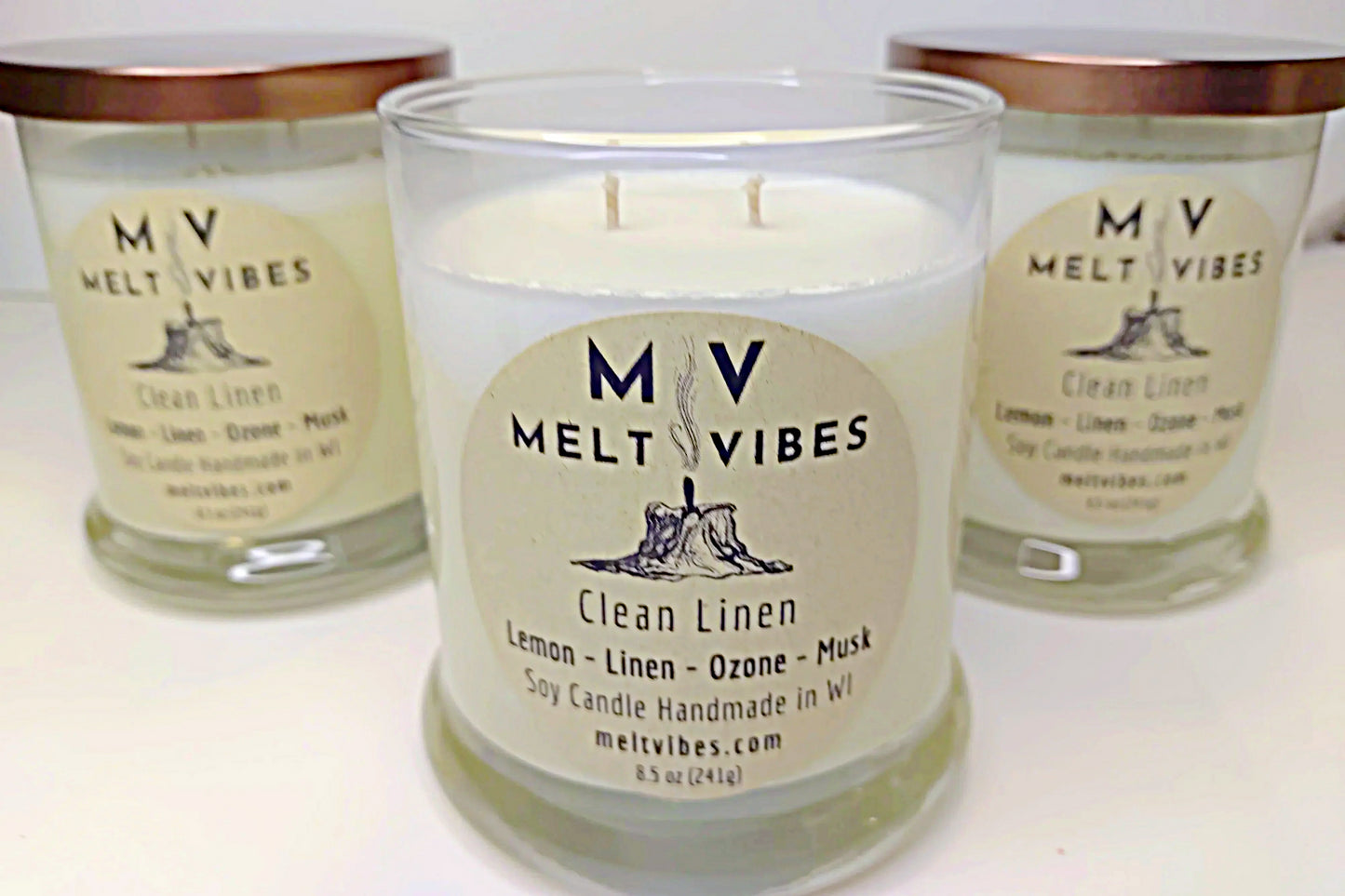 Clean Linen Soy Candle