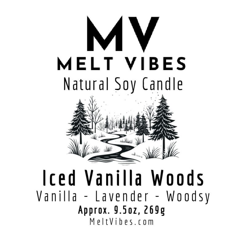 Iced Vanilla Woods Soy Candle