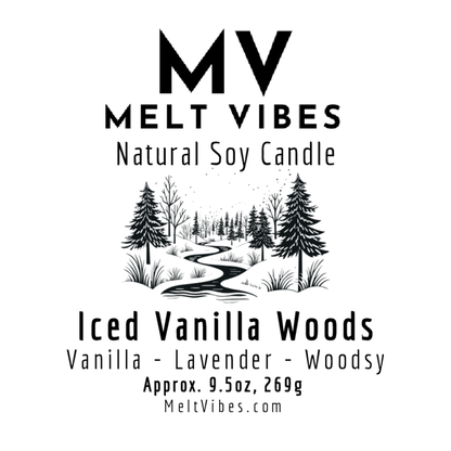 Iced Vanilla Woods Soy Candle
