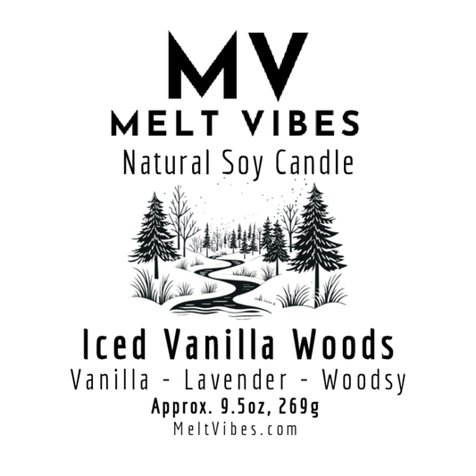 Iced Vanilla Woods Soy Candle