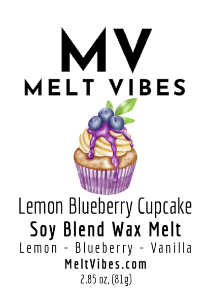 Lemon Blueberry Cupcake Wax Melt
