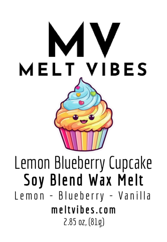 Lemon Blueberry Cupcake Wax Melt