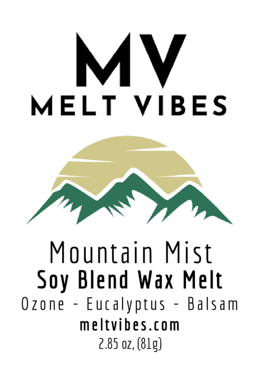 Mountain Mist Wax Melt Clamshell
