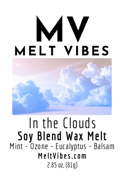 In the Clouds Wax Melt Clamshell