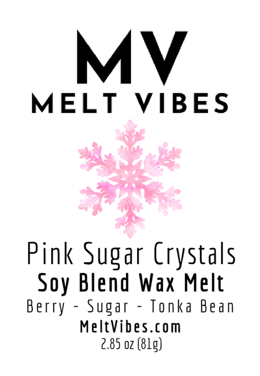 Pink Sugar Crystals Wax Melt