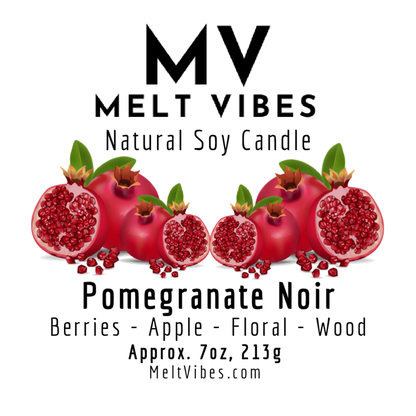 Pomegranate Noir Soy Candle
