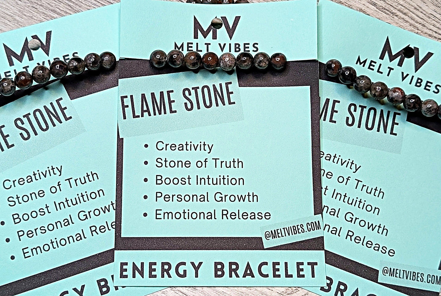 Flame Stone Bracelet
