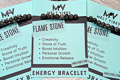Flame Stone Bracelet