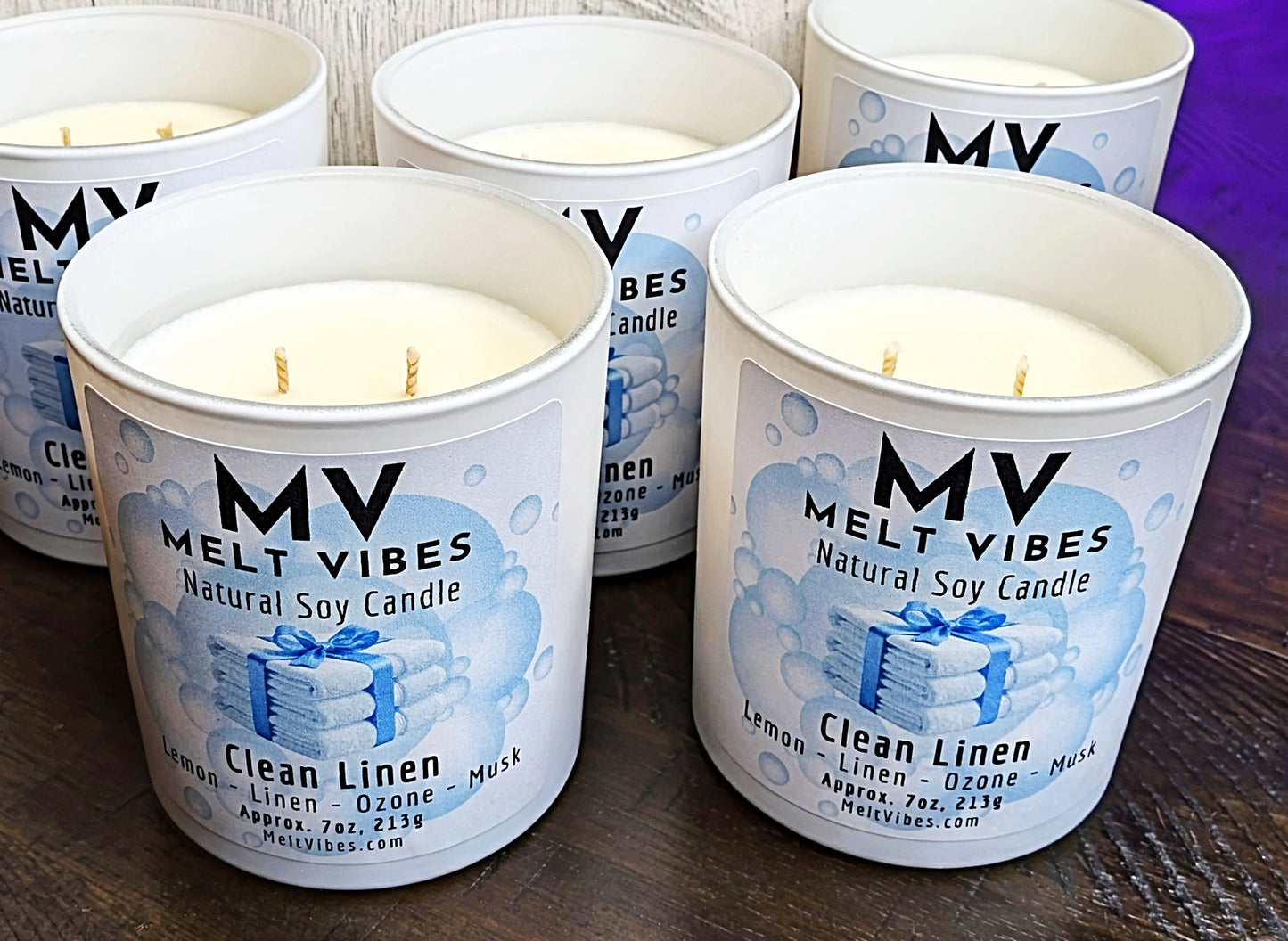 Clean Linen Soy Candle