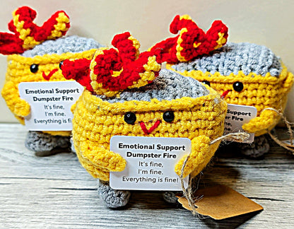 Emotional Support Dumpster Fire