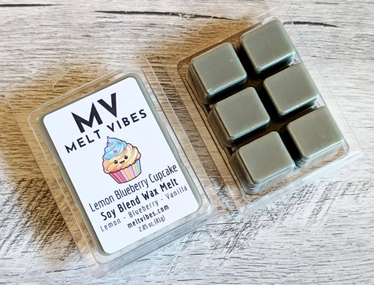 Lemon Blueberry Cupcake Wax Melt
