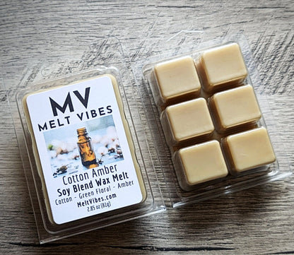 Cotton Amber Wax Melt