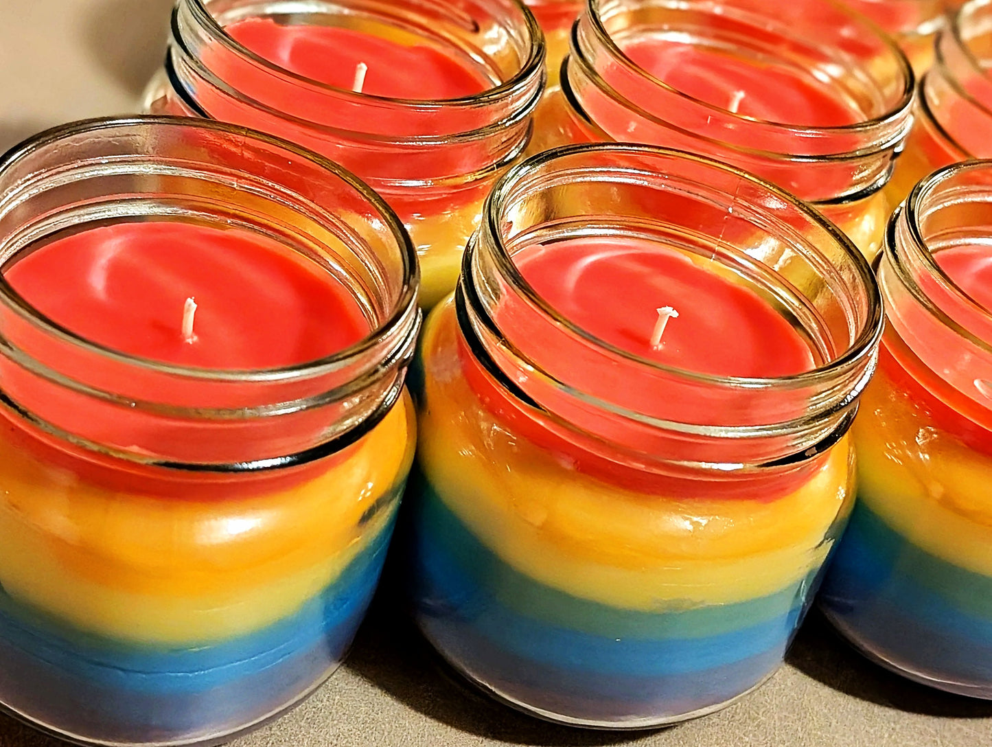 Brighter Together Rainbow Candle