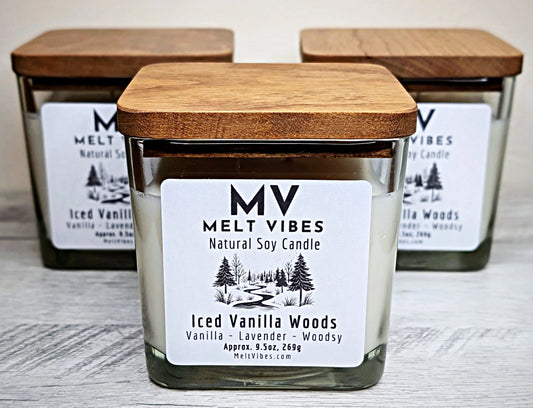 Iced Vanilla Woods Soy Candle