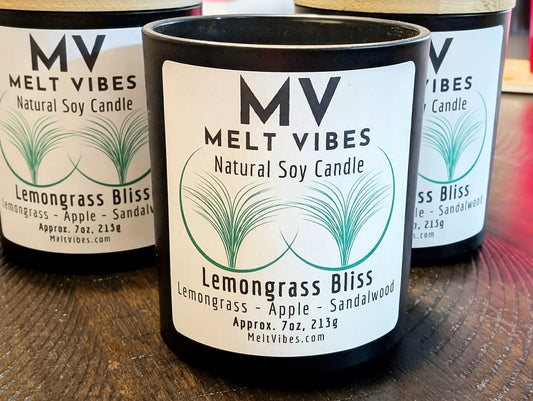 Lemongrass Bliss Soy Candle