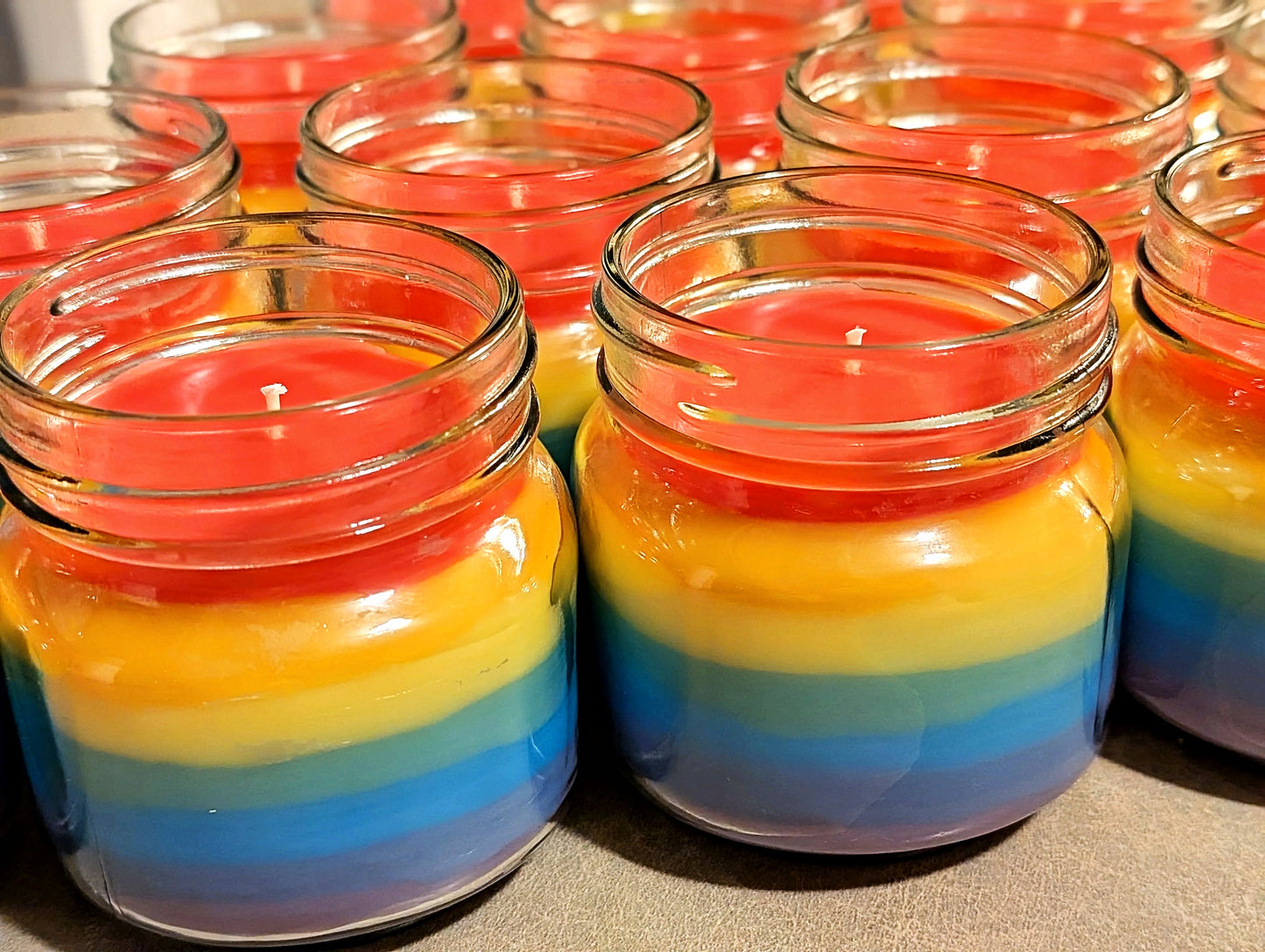 Brighter Together Rainbow Candle
