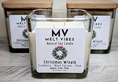 Christmas Wreath Soy Candle