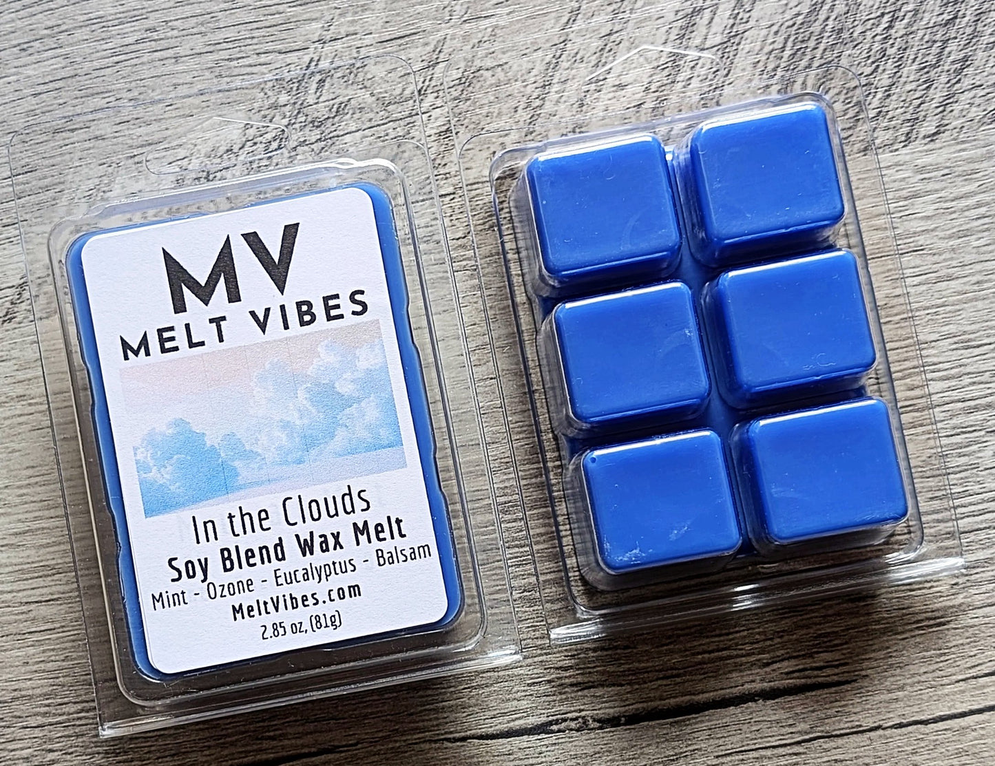 In the Clouds Wax Melt Clamshell