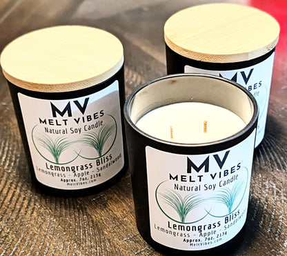 Lemongrass Bliss Soy Candle