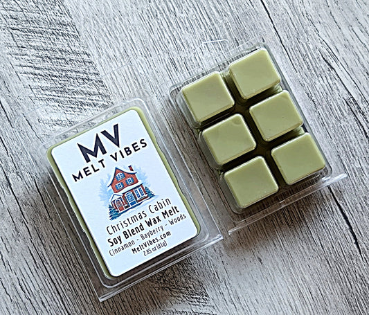Christmas Cabin Wax Melt Clamshell