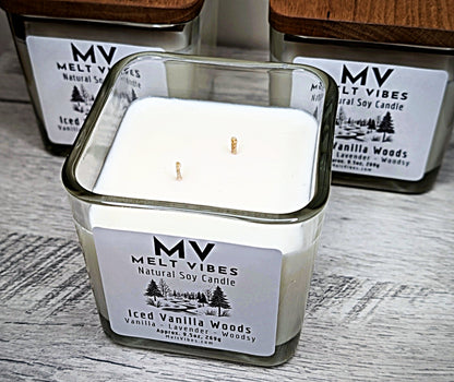 Iced Vanilla Woods Soy Candle