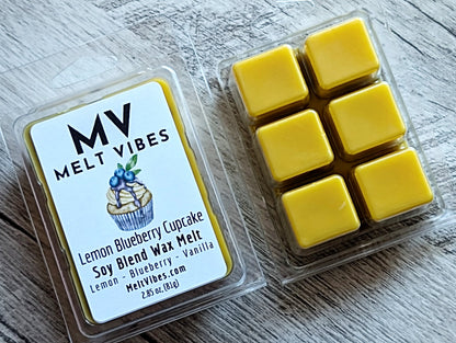 Lemon Blueberry Cupcake Wax Melt
