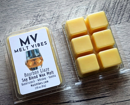 Bourbon Glaze Wax Melt Clamshell