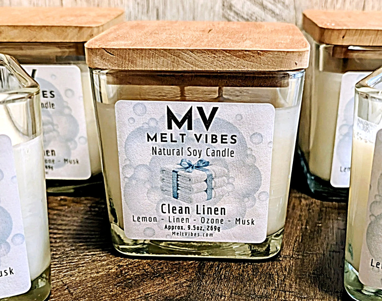 Clean Linen Soy Candle